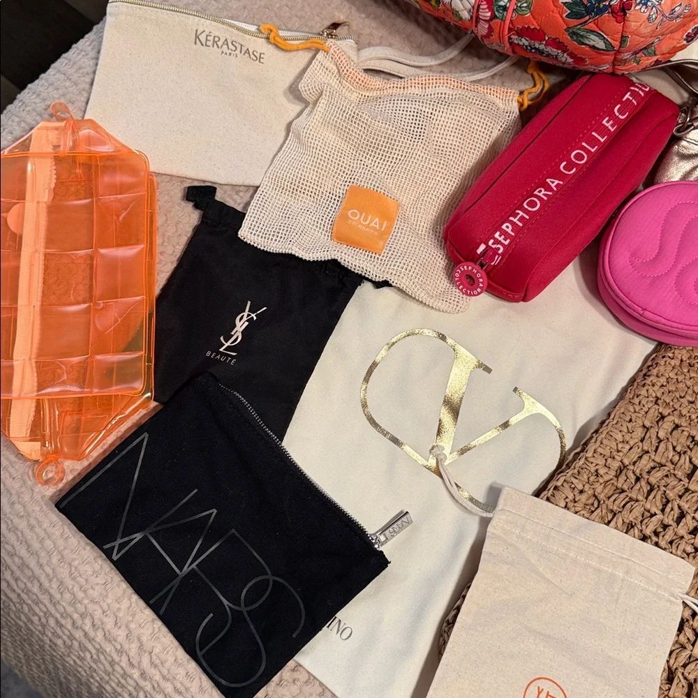 Lululemon Fossil Coach Vera Bradley Lot Multiple Beauty Bags Toiletry Bags